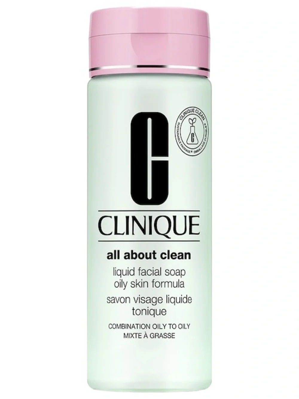 CLINIQUE All about Clean Liquid Facial Soap OILY SKIN Formula 200 mL - NEW